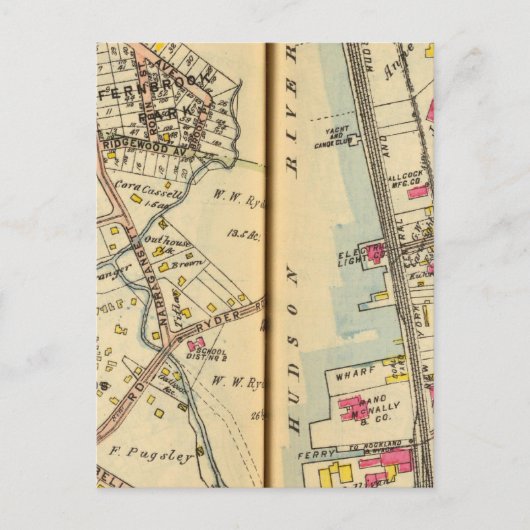 Ossining, New York 3 Briefkaart (Voorkant)