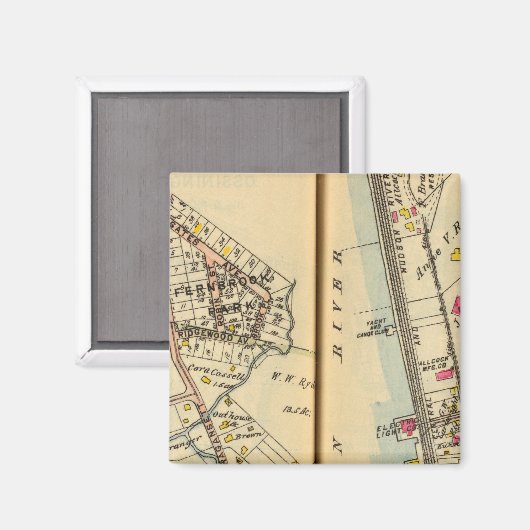 Ossining, New York 3 Magneet (Voorkant / Achterkant)