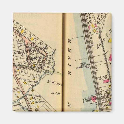 Ossining, New York 3 Magneet (Voorkant)