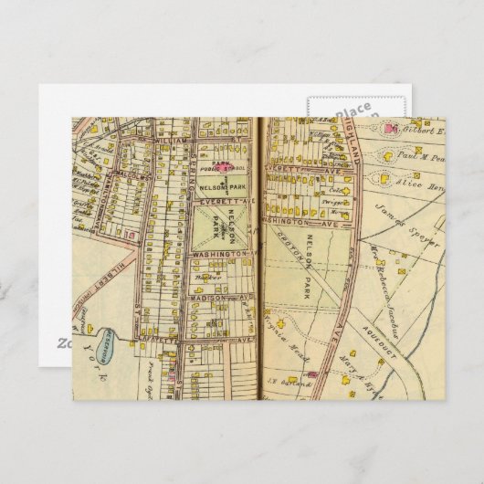 Ossining, New York Briefkaart (Voorkant / Achterkant)