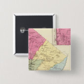 Ossining, Sparta Vierkante Button 5,1 Cm (Voorkant /achterkant)