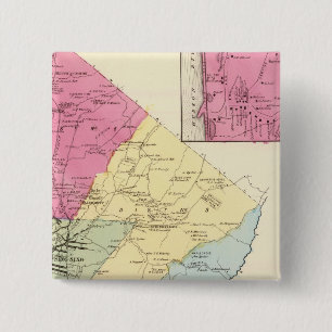 Ossining, Sparta Vierkante Button 5,1 Cm