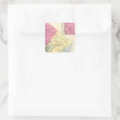 Ossining, Sparta Vierkante Sticker (Tas)