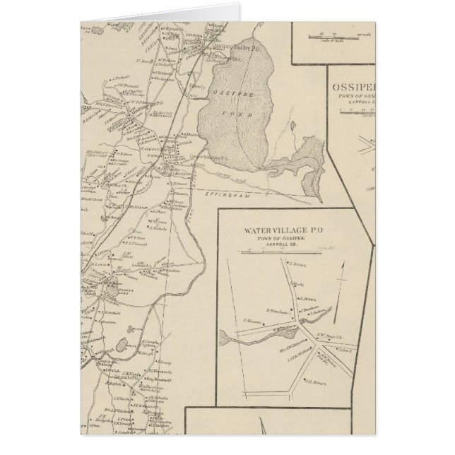 Ossipee, Carroll Co. (Voorkant)