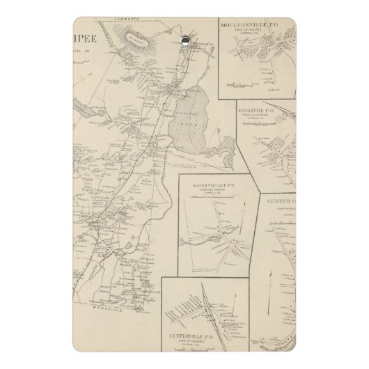 Ossipee, Carroll Co. Mini Klembord (Achterkant)