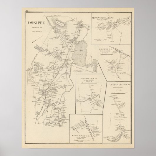 Ossipee, Carroll Co. Poster (Voorkant)