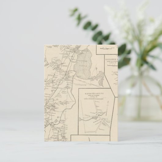 Ossipee, Co Carroll Briefkaart (Staand voorkant)