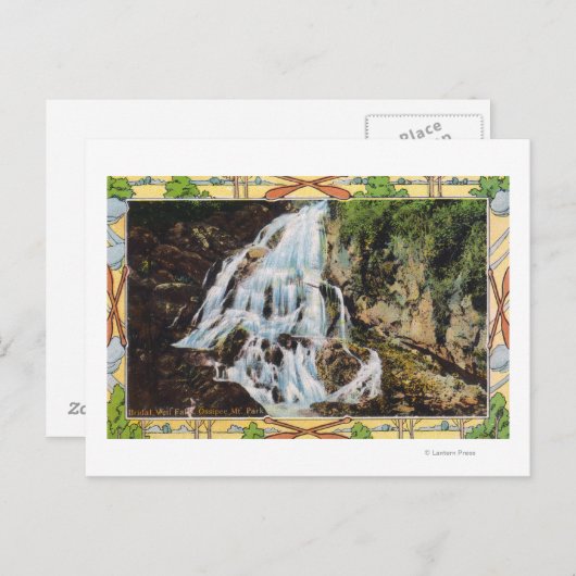 Ossipee Mountain Park Uitzicht van Bridal Veil Briefkaart (Voorkant / Achterkant)