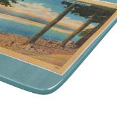 Ossipee Range vanaf Lake Winnipesaukee Snijplank (Hoek)