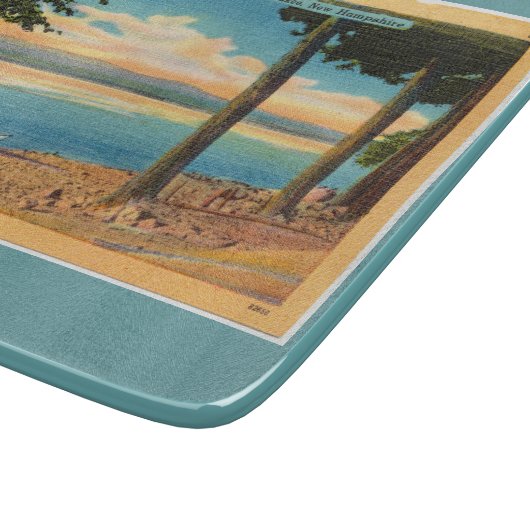 Ossipee Range vanaf Lake Winnipesaukee Snijplank (Hoek)