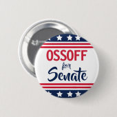 Ossoff voor Senaatscampagne Ronde Button 5,7 Cm (Voorkant /achterkant)