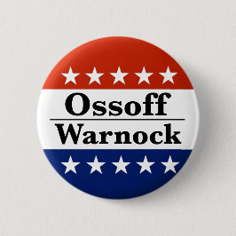 Ossoff Warnock Georgia start op Ronde Button 5,7 Cm