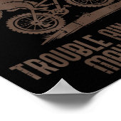 Ossum Get In Loser Trouble Funny Ssum Raccoon Men  Poster (Hoek)