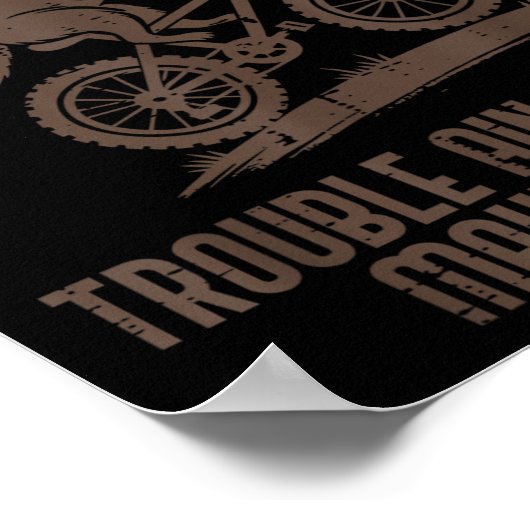 Ossum Get In Loser Trouble Funny Ssum Raccoon Men  Poster (Hoek)