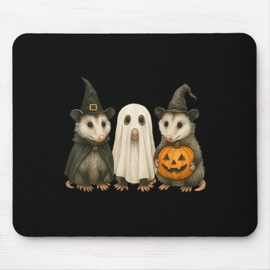 Ossum Halloween Ssum Witch Ghost Pumpkin Muismat (Voorkant)