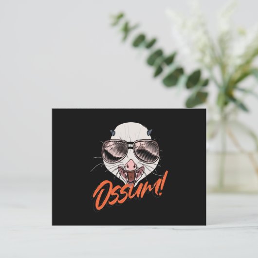 Ossum Possum Opossum Gopher Briefkaart (Staand voorkant)