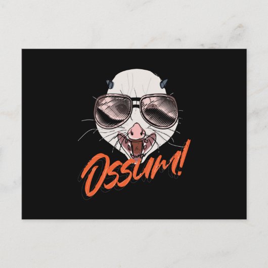 Ossum Possum Opossum Gopher Briefkaart (Voorkant)