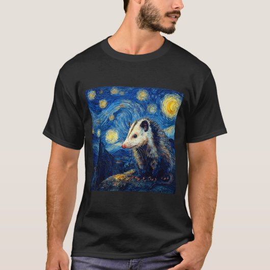 Ossum Ssum Van Gogh Starry Night  T-shirt (Voorkant)