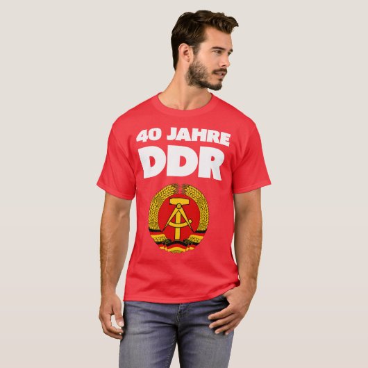 Ostalgie! Denk aan de DDR, kameraad! T-shirt (Voorkant volledig)