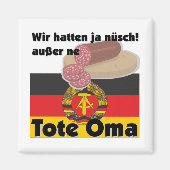 Ostalgie Deutschland DDR Tas Oma Magneet (Voorkant)