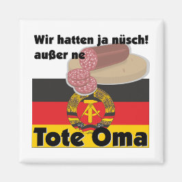 Ostalgie Deutschland DDR Tas Oma Magneet