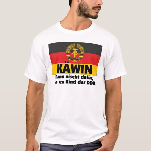 Ostalgie Käwin Ein Kind der DDR Deutschland T-shirt (Voorkant)