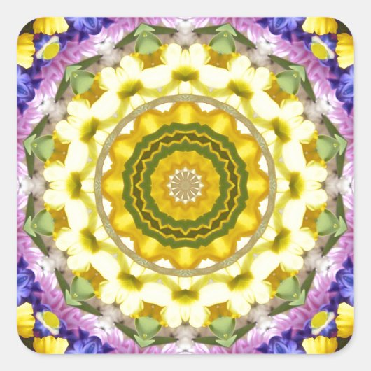 Ostara 1 vierkante sticker (Voorkant)