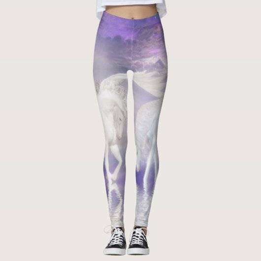 Ostara faeries unicorns mermaids leggings (Voorkant)