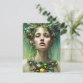 Ostara Goddess Briefkaart (Staand voorkant)