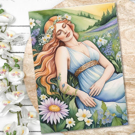 Ostara Goddess Spring Equinox Sabbat Wicca Holiday Kaart