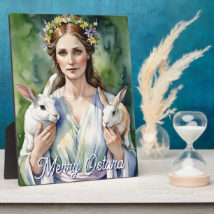 Ostara Godin Lent Equinox Sabbat Wicca Altaar Fotoplaat