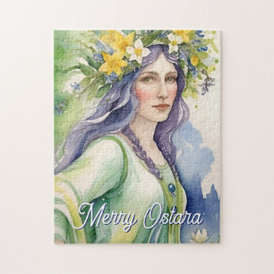 Ostara Godin Lentenequinox Sabbat Wicca Feestdag Legpuzzel
