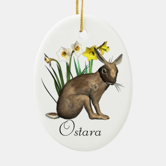 Ostara Hare Ornament (Achterkant)