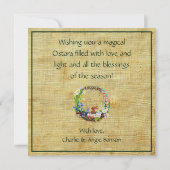 Ostara lente-equinox kaart (Achterkant)