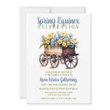 Ostara Lente Equinox Vintage Bloemen Kar Sabbat
