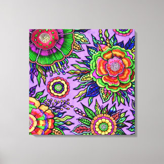 OSTARA: Mystieke Paars- Maximalistische Galerij Ca Canvas Afdruk