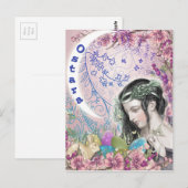 Ostara Pagan Fantasy Art Briefkaart (Voorkant / Achterkant)