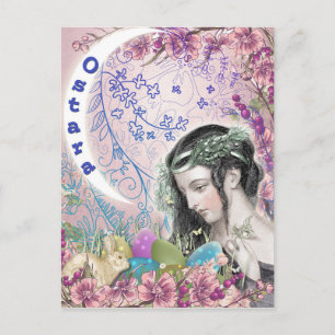 Ostara Pagan Fantasy Art Briefkaart