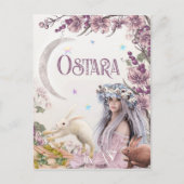 Ostara Pagan Fantasy Art Briefkaart (Voorkant)