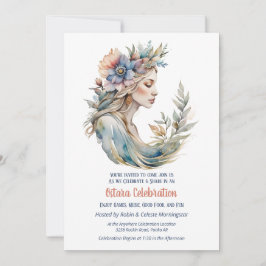 Ostara Spring Equinox Flower Goddess Sabbat Kaart