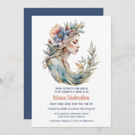 Ostara Spring Equinox Flower Goddess Sabbat Kaart