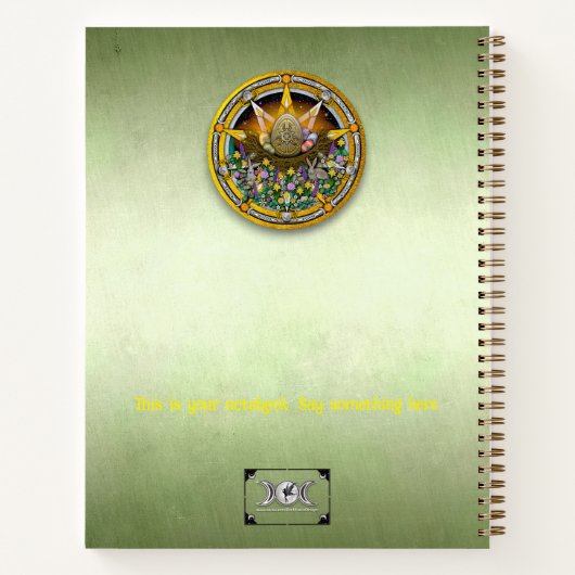  Ostara Spring Equinox Notitieboek (Achterkant)