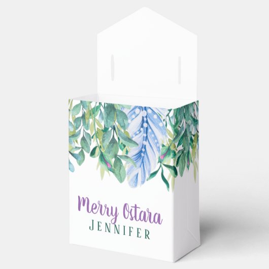 Ostara Spring Greenery Personalized Gift Equinox Bedankdoosjes (Geopend)