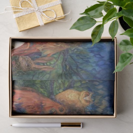 Ostara vierkant tissuepapier (Geschenk)