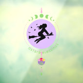 Ostara zegeningen heks raamsticker (Vel 3)