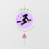 Ostara zegeningen heks raamsticker (Vel)
