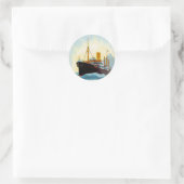 Ostasien Ronde Sticker (Tas)