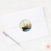 Ostasien Ronde Sticker (Envelop)