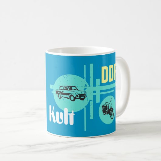 Ostdesign DDR Fahrzeuge Koffiemok (Voorkant rechts)