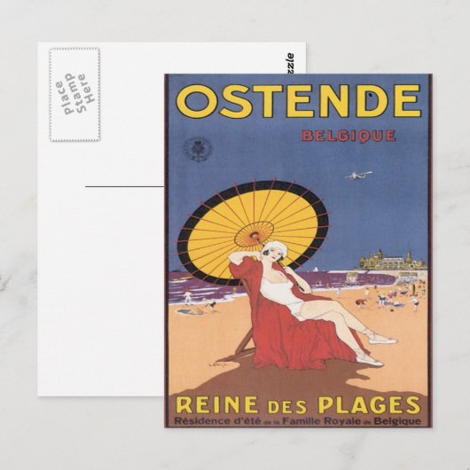  Ostende Belgique Briefkaart (Voorkant / Achterkant)